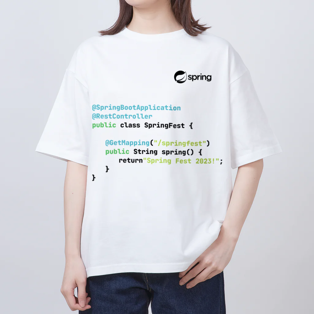 JSUGのSpring Fest 2023 T-shirt Light Mode Oversized T-Shirt