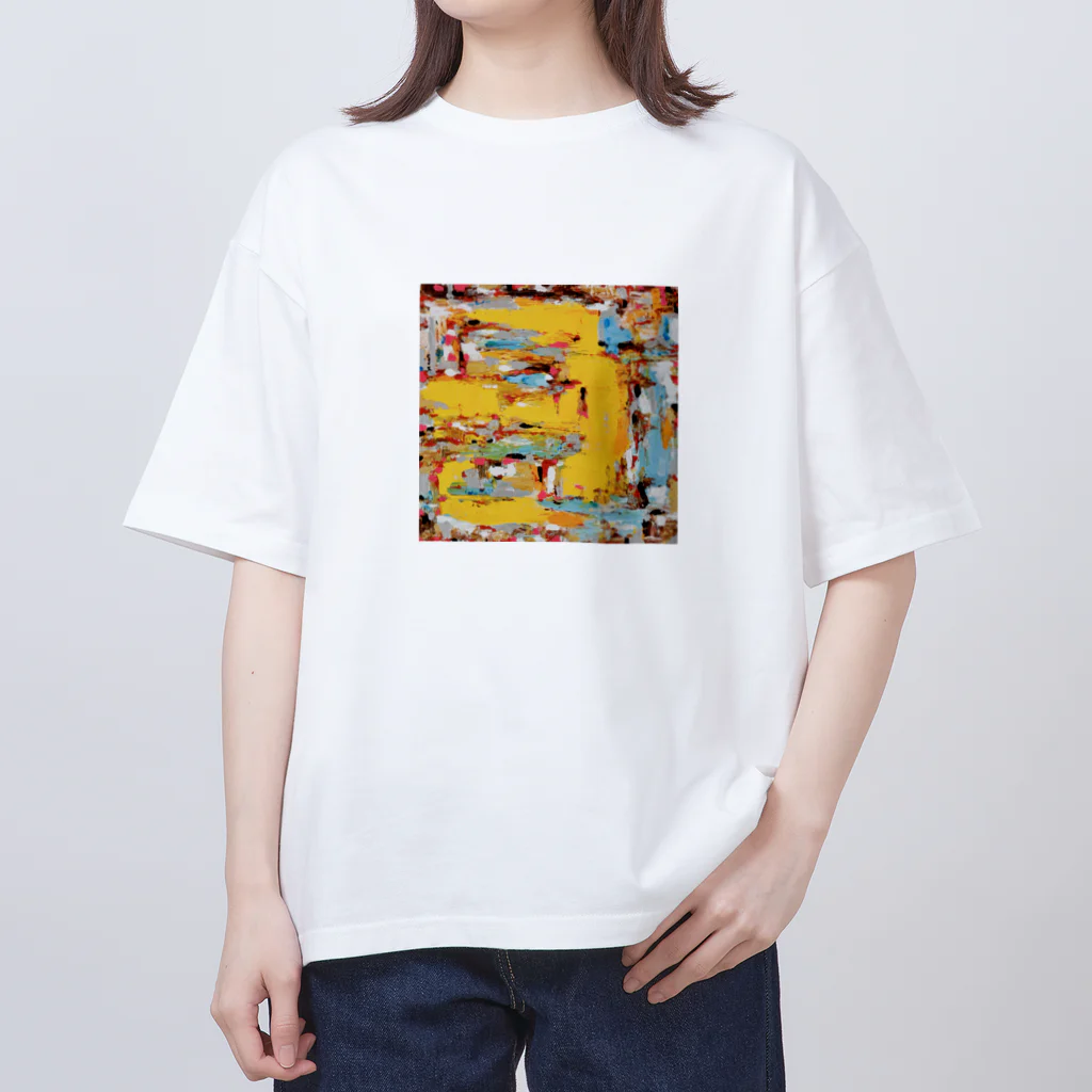 nukaga artの出会い オーバーサイズTシャツ