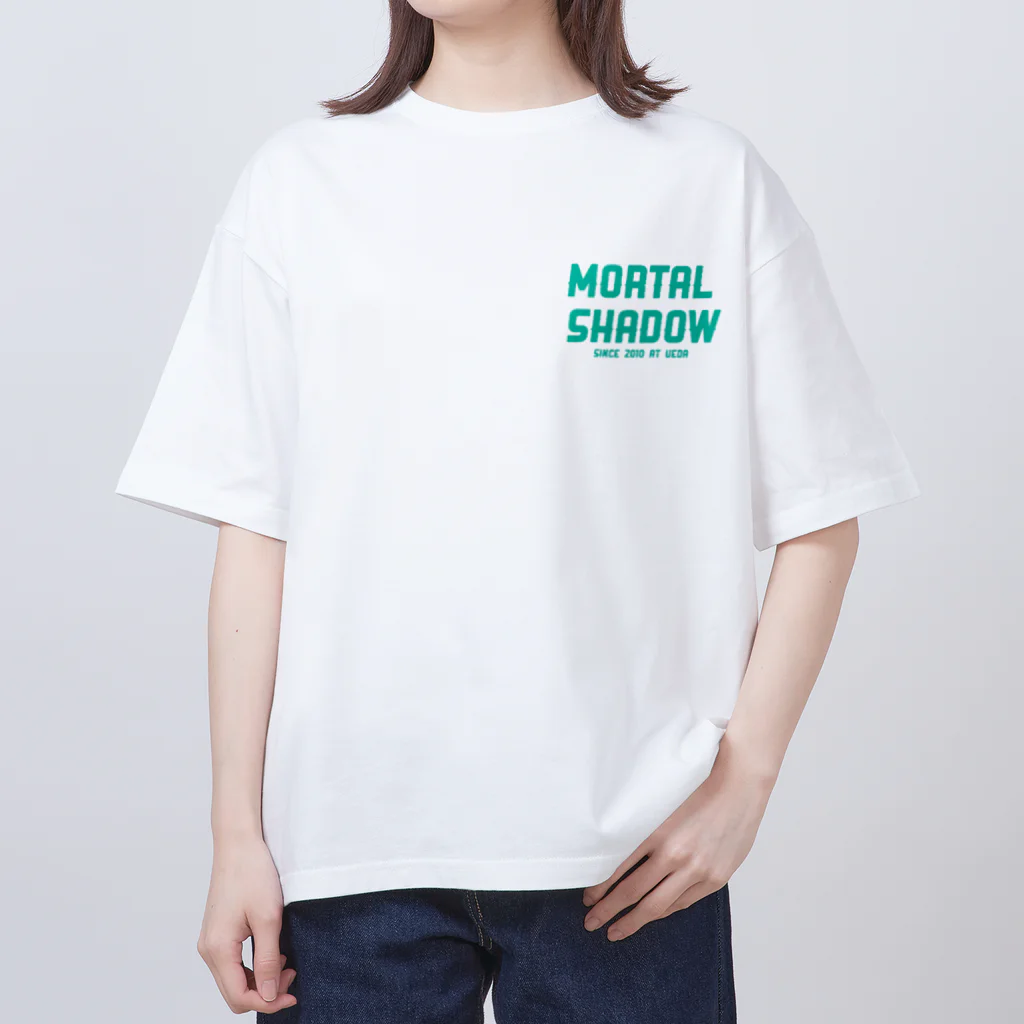 MORTAL SHADOW BANDのMORTALエメグリロゴ　ビックシルエットtシャツ Oversized T-Shirt