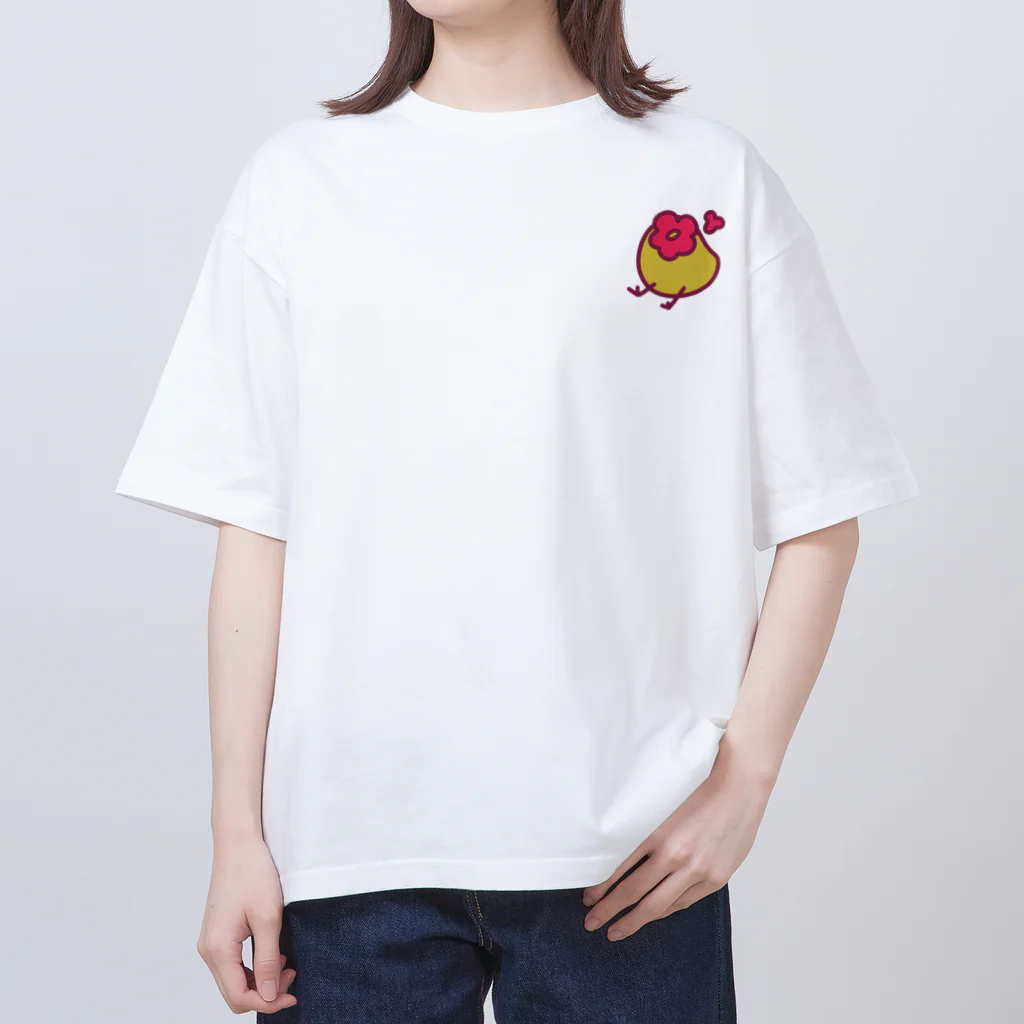 枝須エイチのひよこちゃん オーバーサイズTシャツ