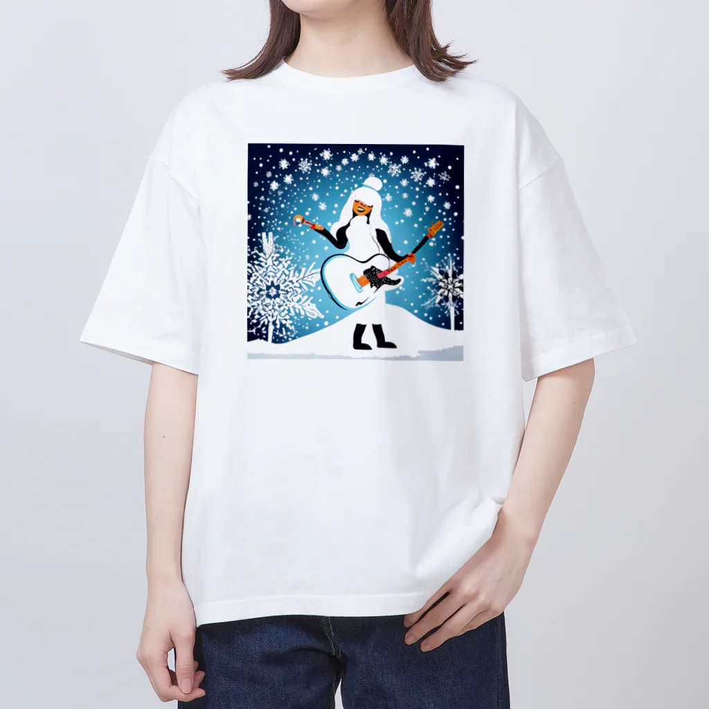 Alacarteのロックな雪女♪ オーバーサイズTシャツ