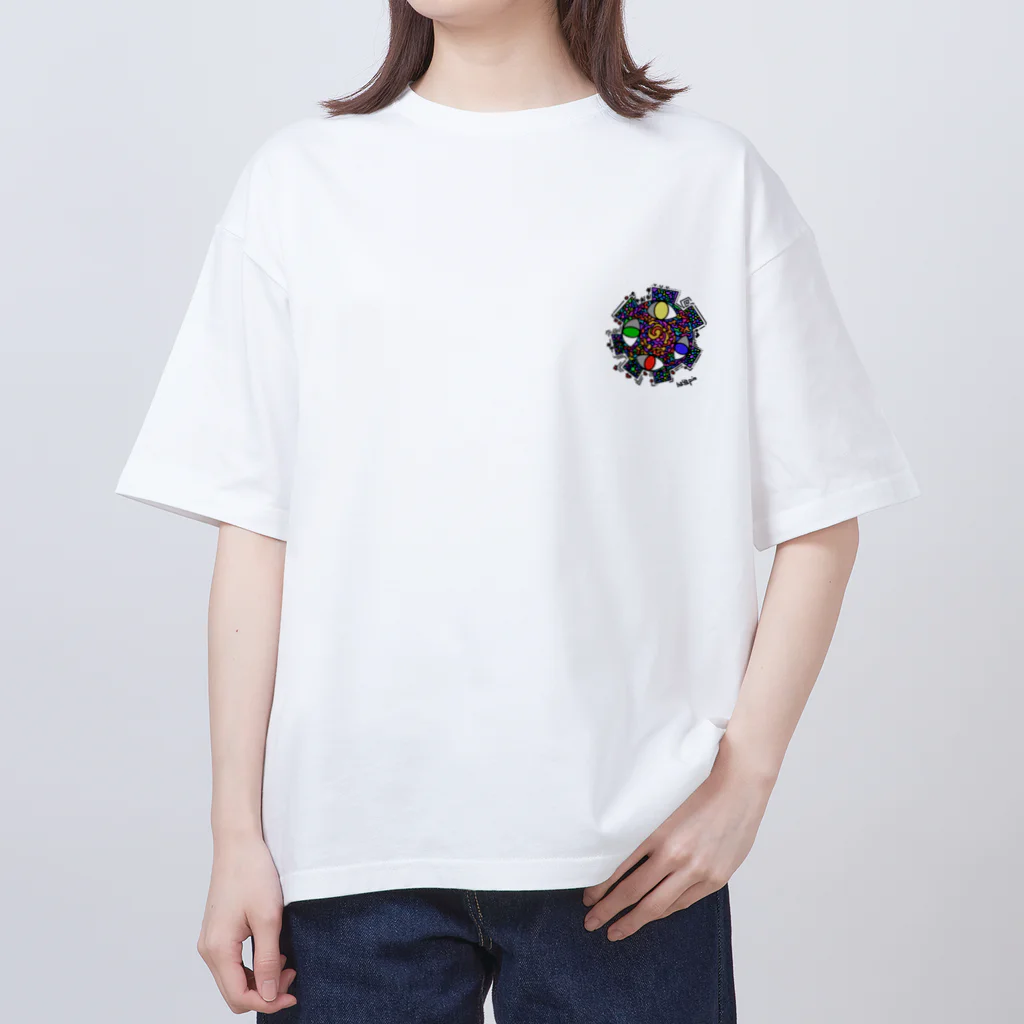 hayapinのハグルマ Oversized T-Shirt