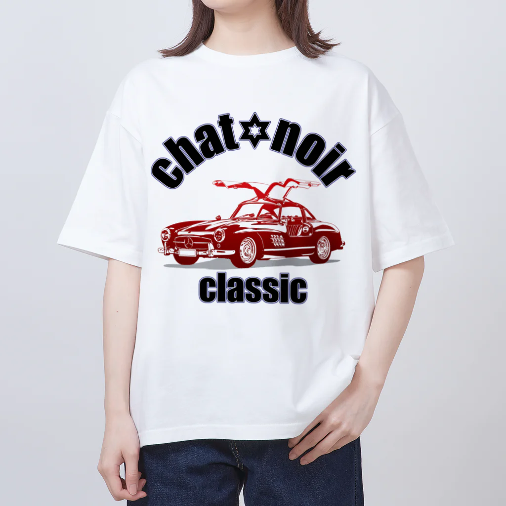 chat noirのchat noir classic series car オーバーサイズTシャツ