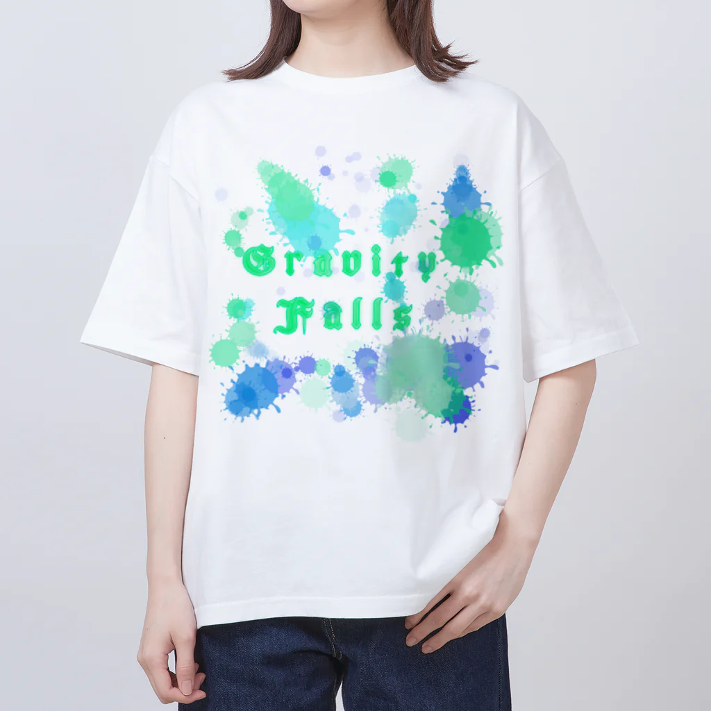 Gravity Fallsの星　インク オーバーサイズTシャツ