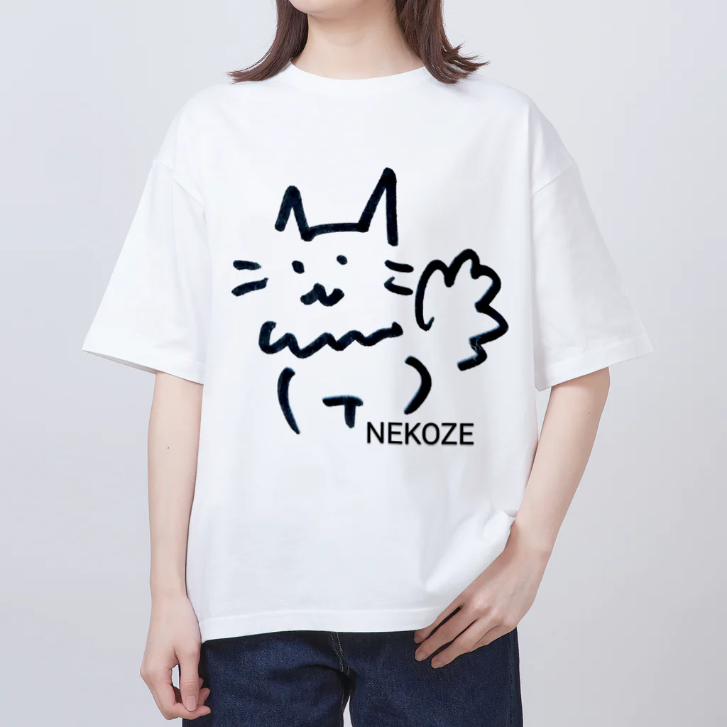 め組のお店のNEKOZEなマロン オーバーサイズTシャツ