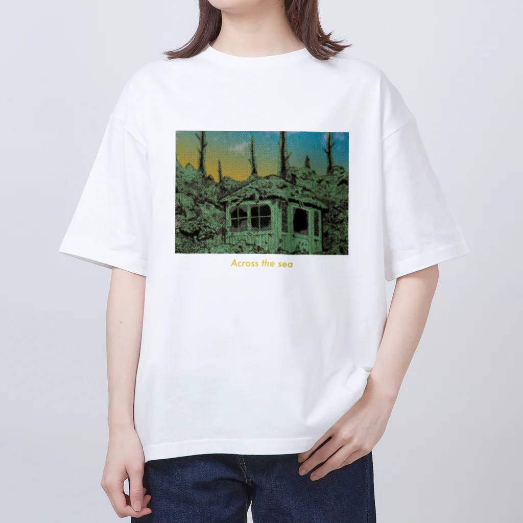 Across the seaのアクロスザサウナ オーバーサイズTシャツ