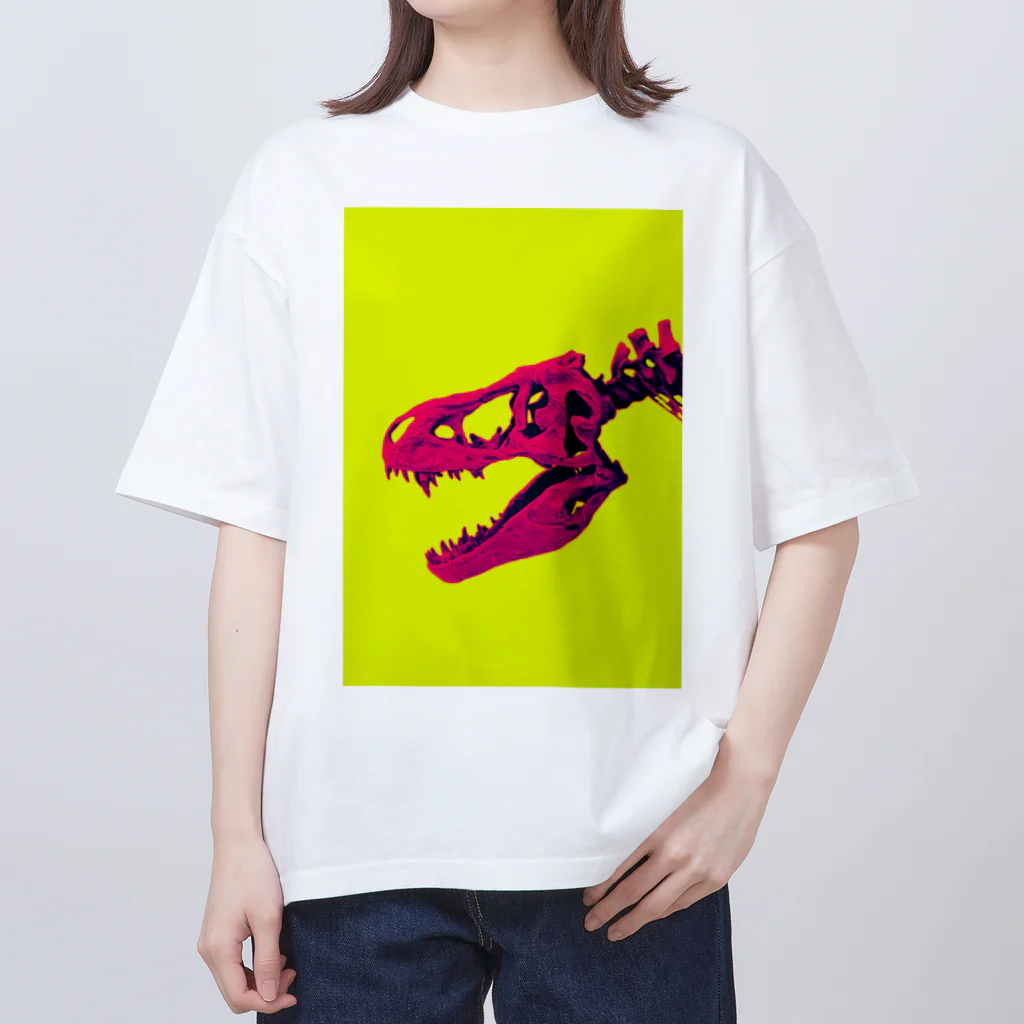 Fumikiri DInosaurs StoresのFumikiri Dinosaurs 001 Oversized T-Shirt