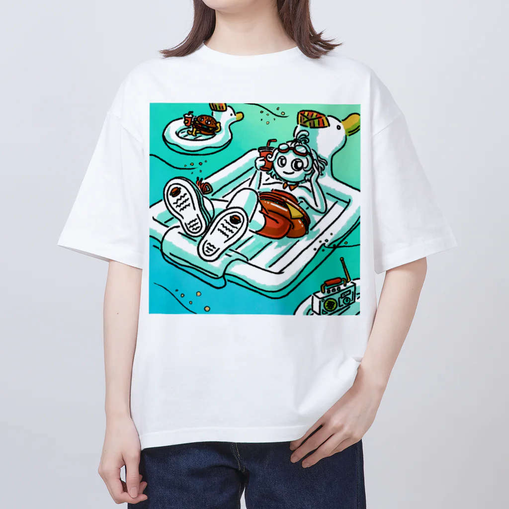 Midnight･Hamburgershop🍔のあの夏のmemory🏝 Oversized T-Shirt