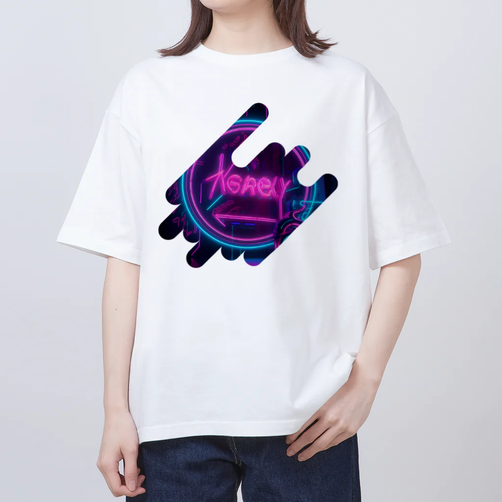 Vibrant Novaのneon back オーバーサイズTシャツ