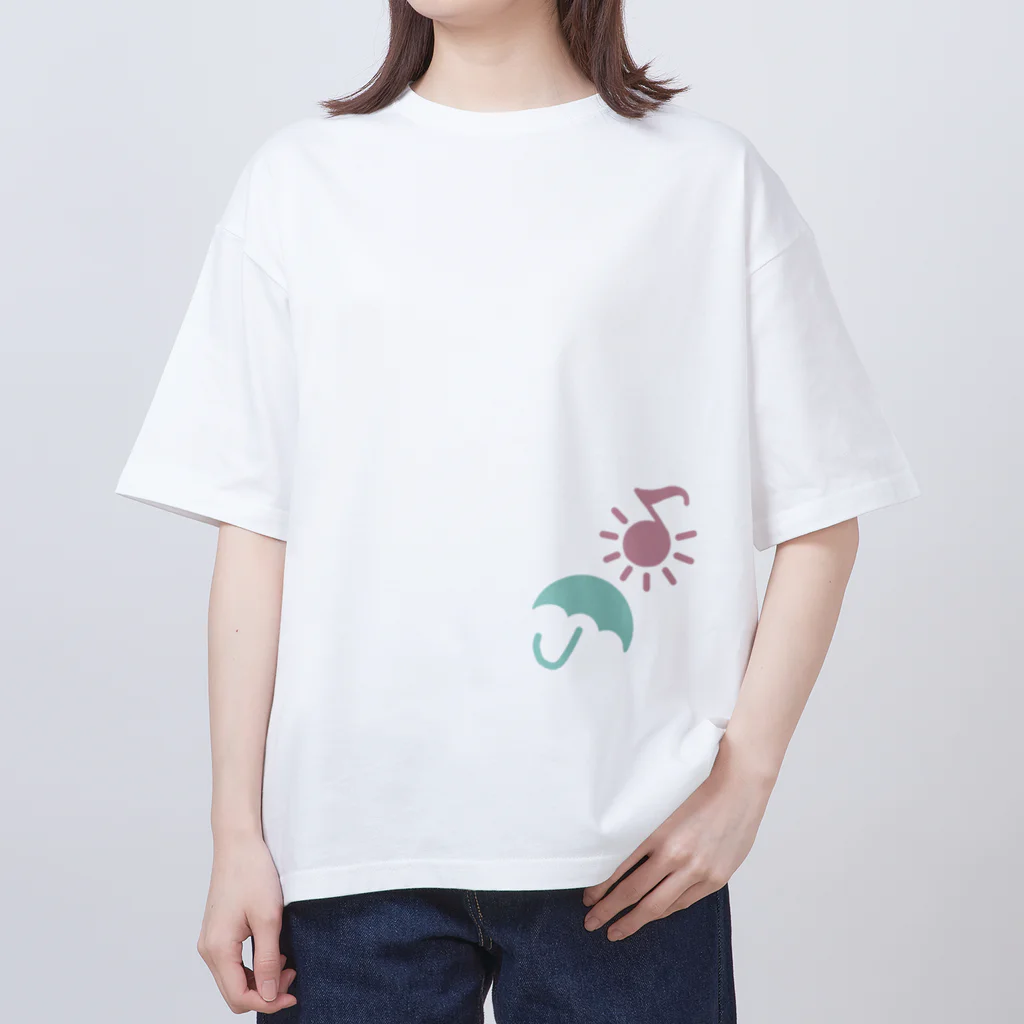 露(つゆ)の露(つゆ)夫婦で弾き語りグッズ オーバーサイズTシャツ