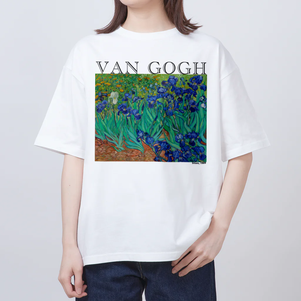 MUGEN ARTのゴッホ　アイリス  Irises Oversized T-Shirt