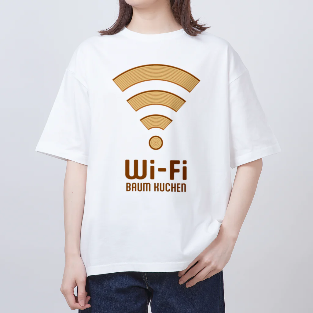 kg_shopのWi-Fi バウムクーヘン オーバーサイズTシャツ