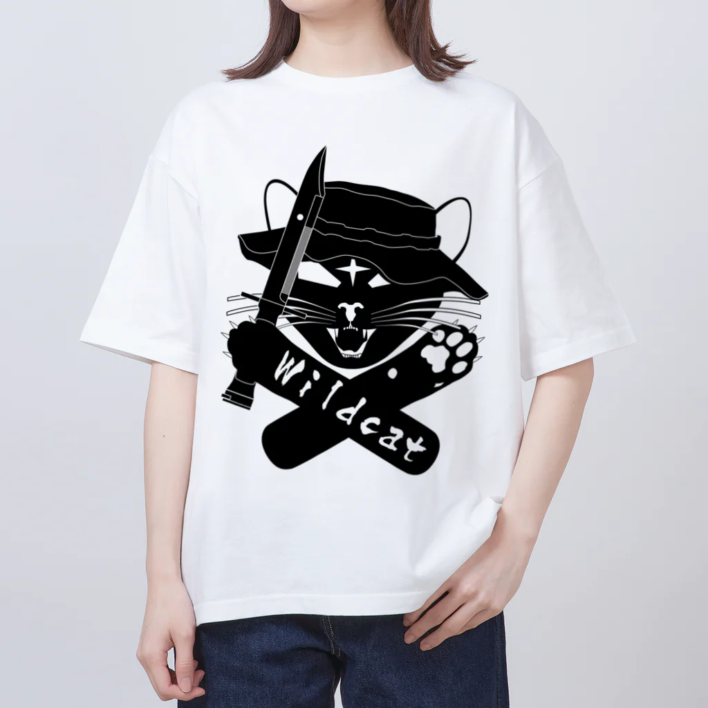 Y.T.S.D.F.Design　自衛隊関連デザインのwildcat Oversized T-Shirt