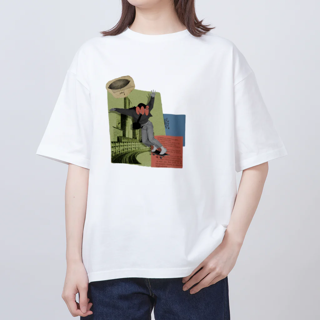 Japanolofi_RecordsのJapanolofi Records 30th espresso coffee color Goods オーバーサイズTシャツ