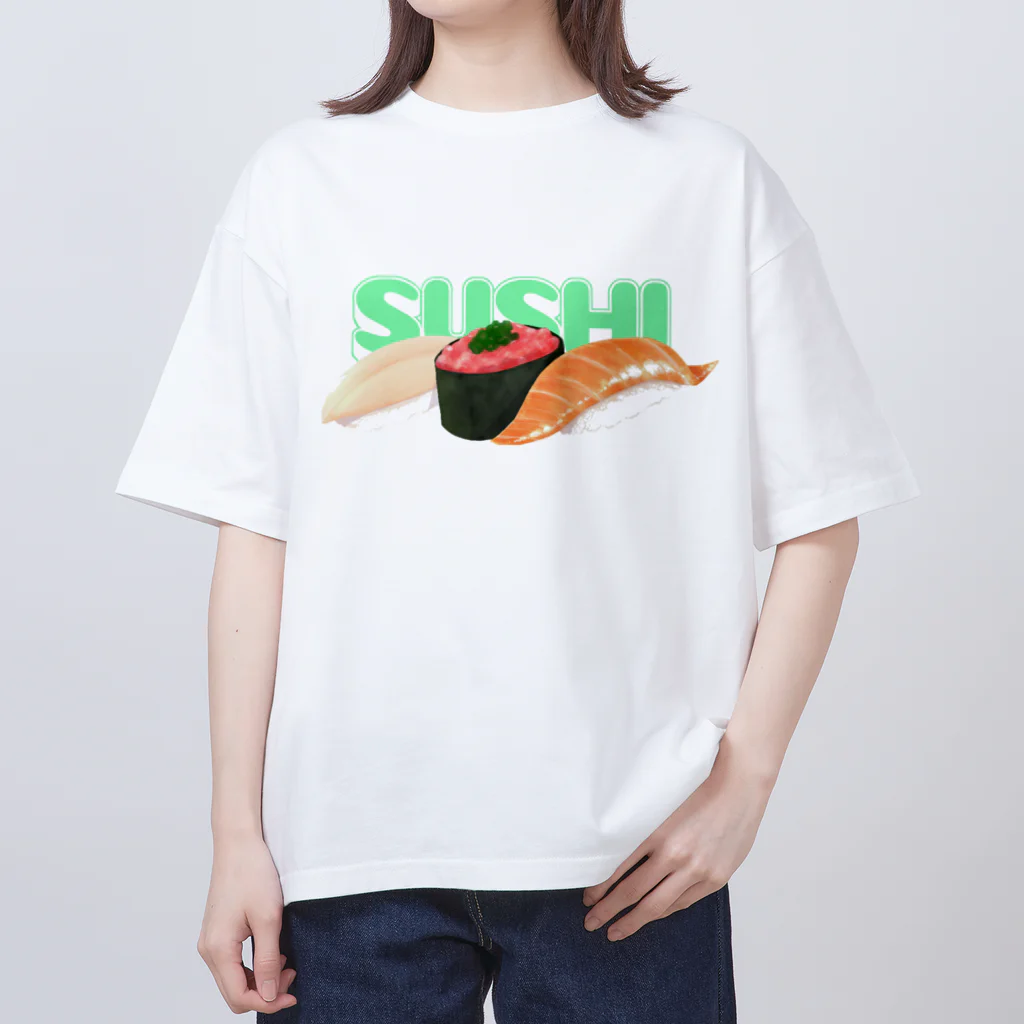 しのてーりのSUSHI オーバーサイズTシャツ