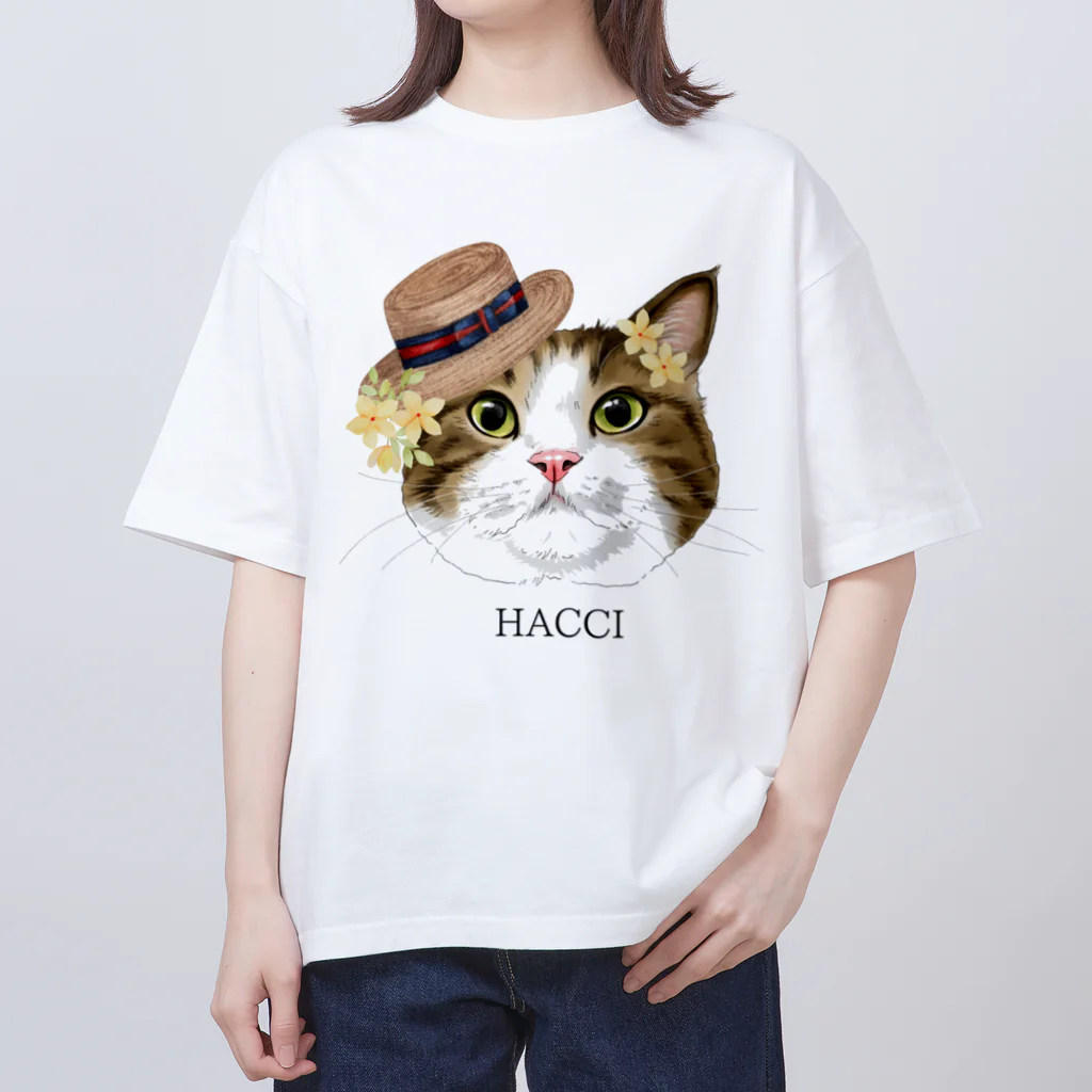 marutoraのhachio猫 オーバーサイズTシャツ