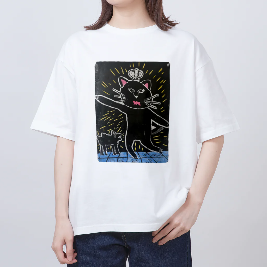 KPseiのsei03.h・ねこといぬ オーバーサイズTシャツ