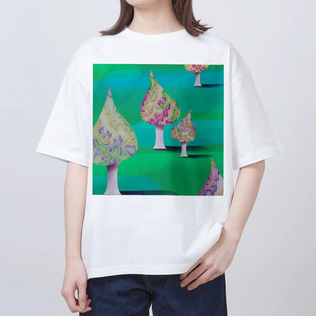 dot waltzのPrism Woodland Oversized T-Shirt