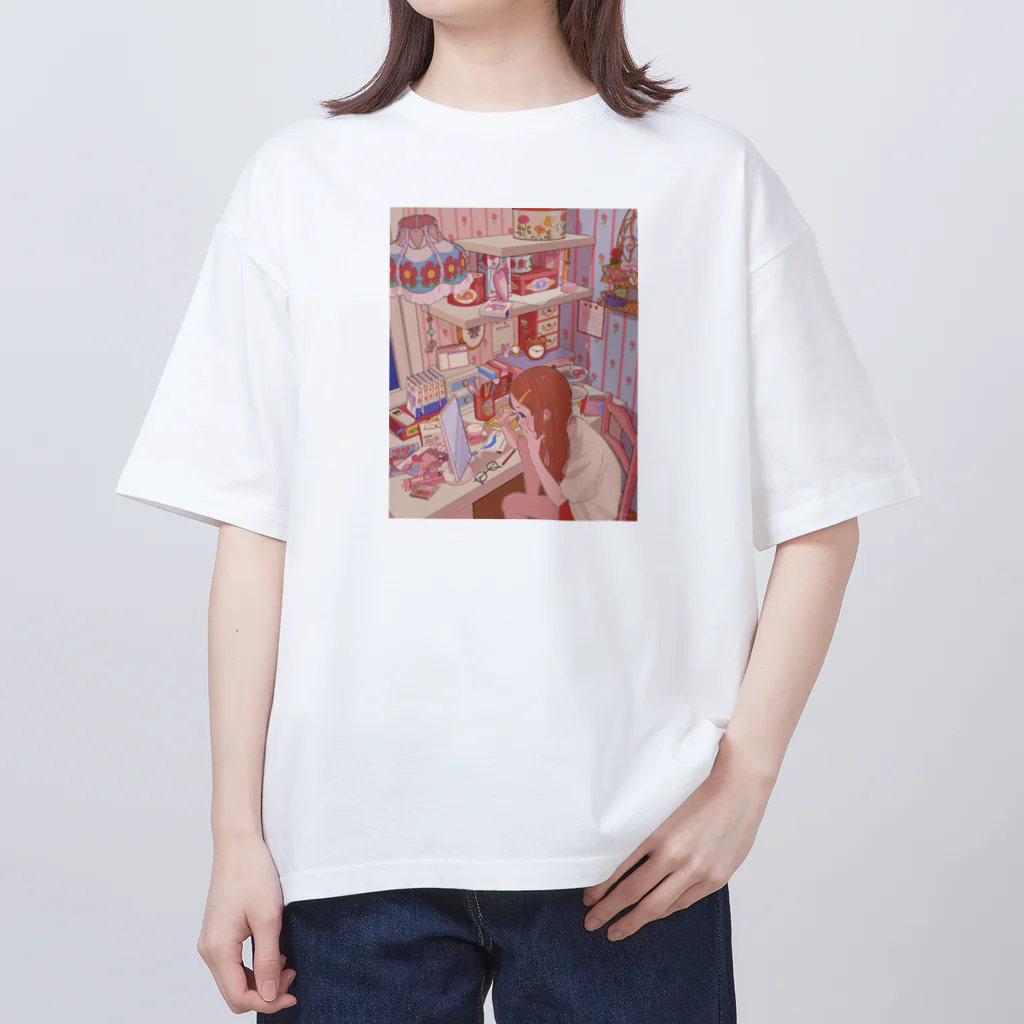 名もなきショップのメイクする可愛いJK Oversized T-Shirt