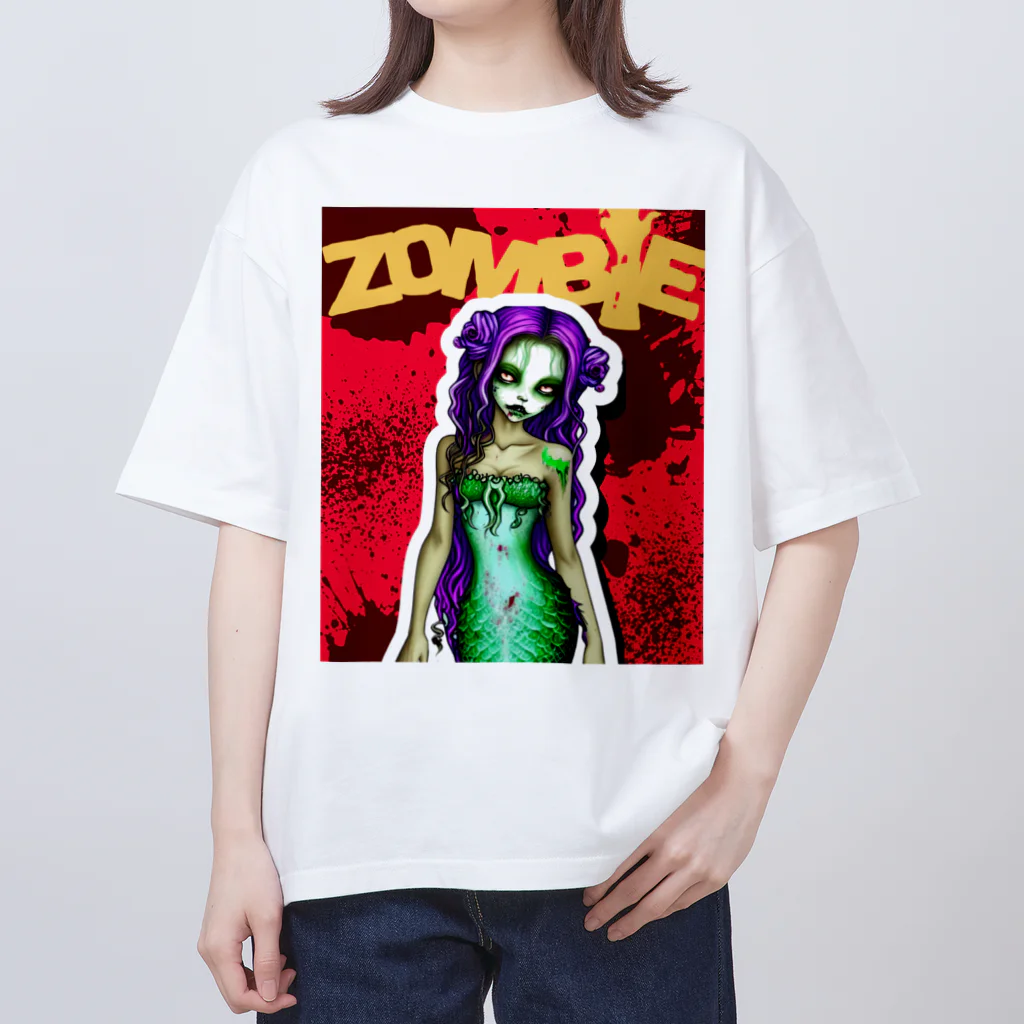 ごった煮商店のゾンビの人魚姫 Oversized T-Shirt