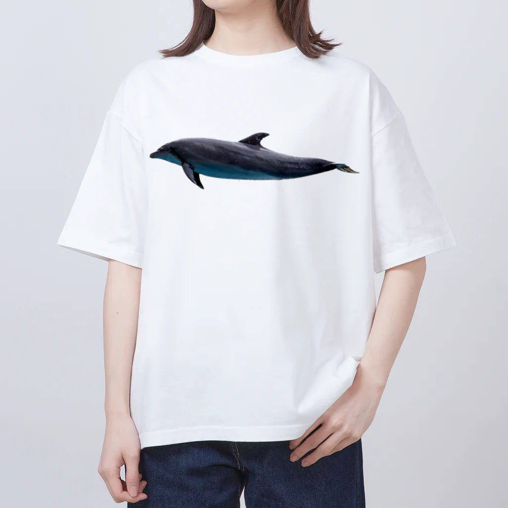 おきれいやの跳ぶイルカ Oversized T-Shirt