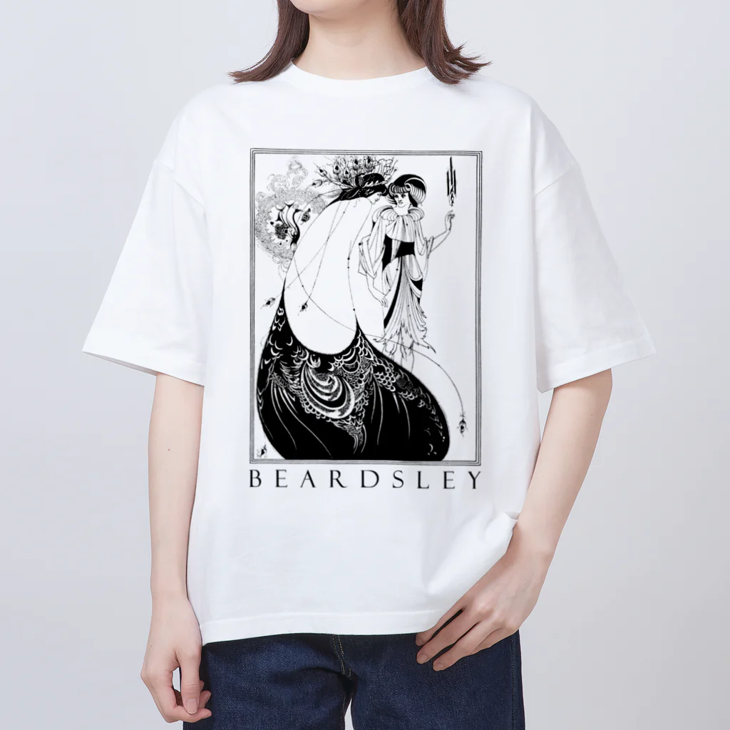 Hungry Freaksのビアズリー「孔雀のスカート」 オーバーサイズTシャツ