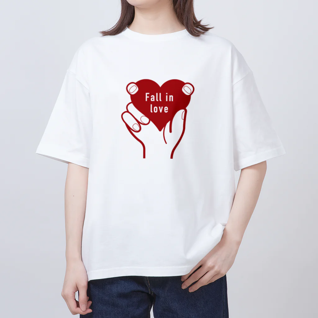 t-shirts-cafeのFall in love オーバーサイズTシャツ