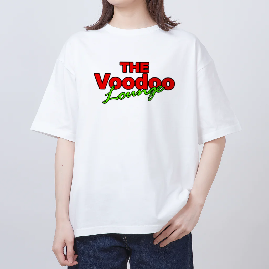 TheVoodooLoungeの旧ロゴガチャピンカラー オーバーサイズTシャツ