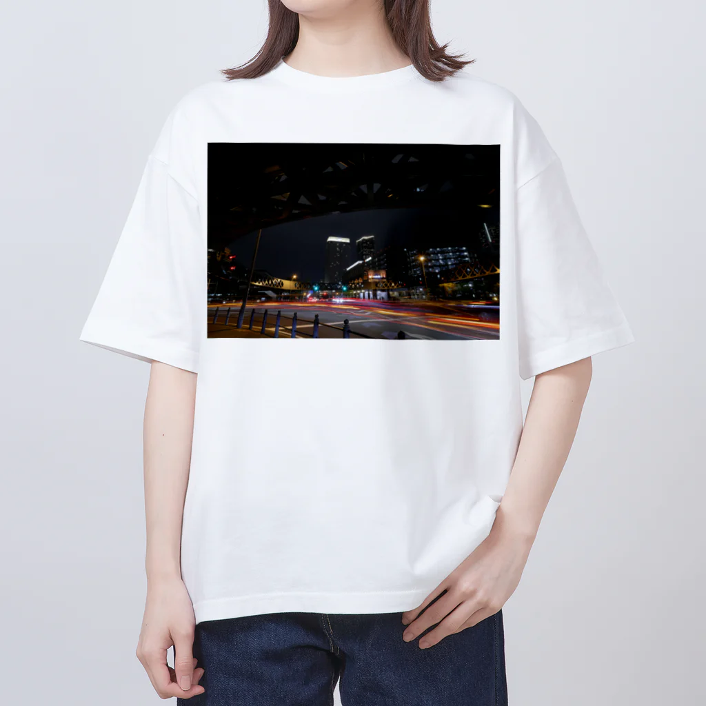 nokkccaの光跡 - Junction Light trail - Oversized T-Shirt