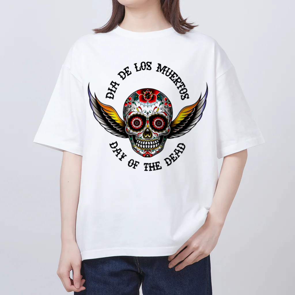 Demon Lord 9 tailsの『Dia De Los Muertos🌹』 Oversized T-Shirt