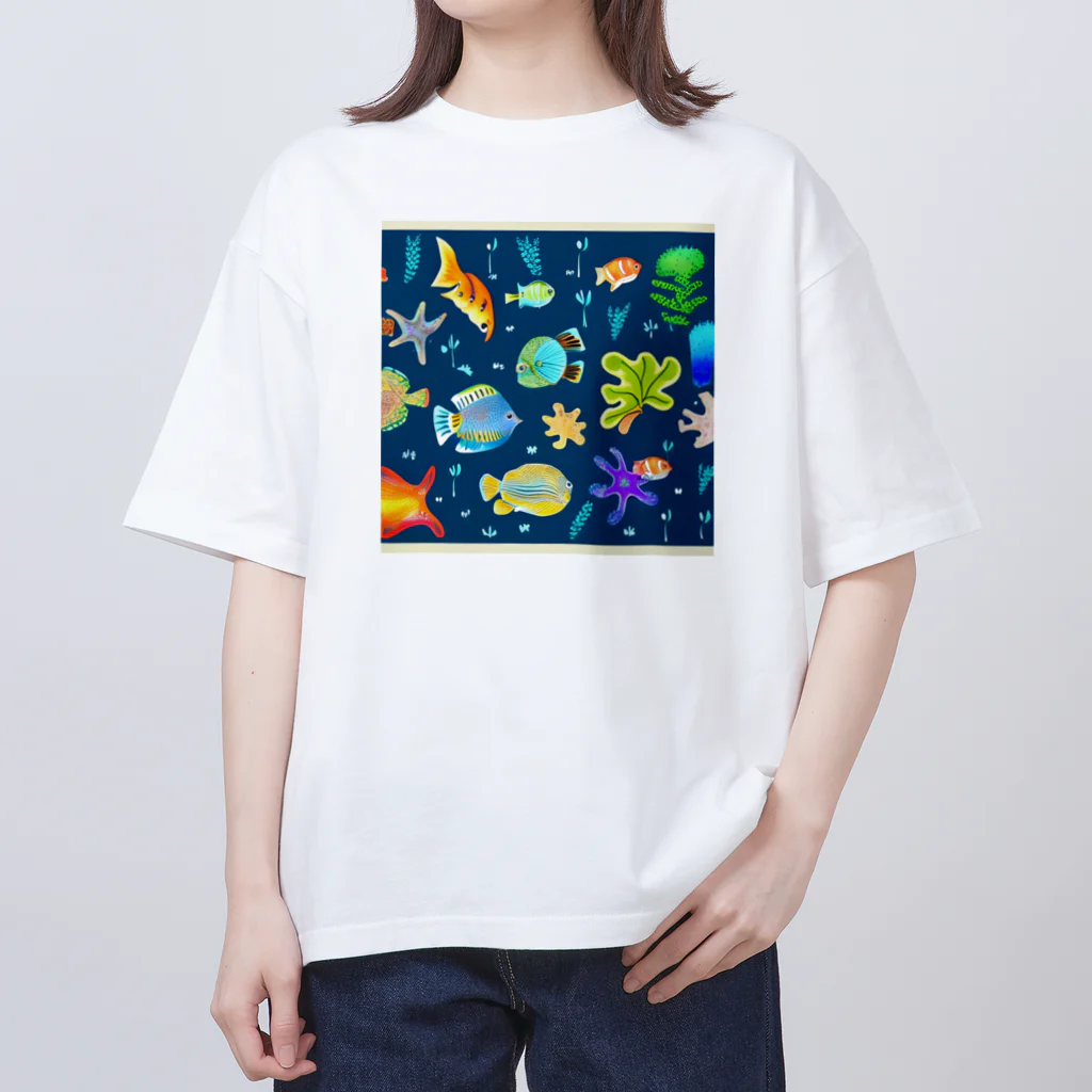 Alacarteの可愛い熱帯魚🐠 オーバーサイズTシャツ