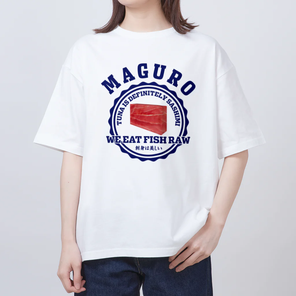 LONESOME TYPE ススのまぐろ（MARINE） オーバーサイズTシャツ