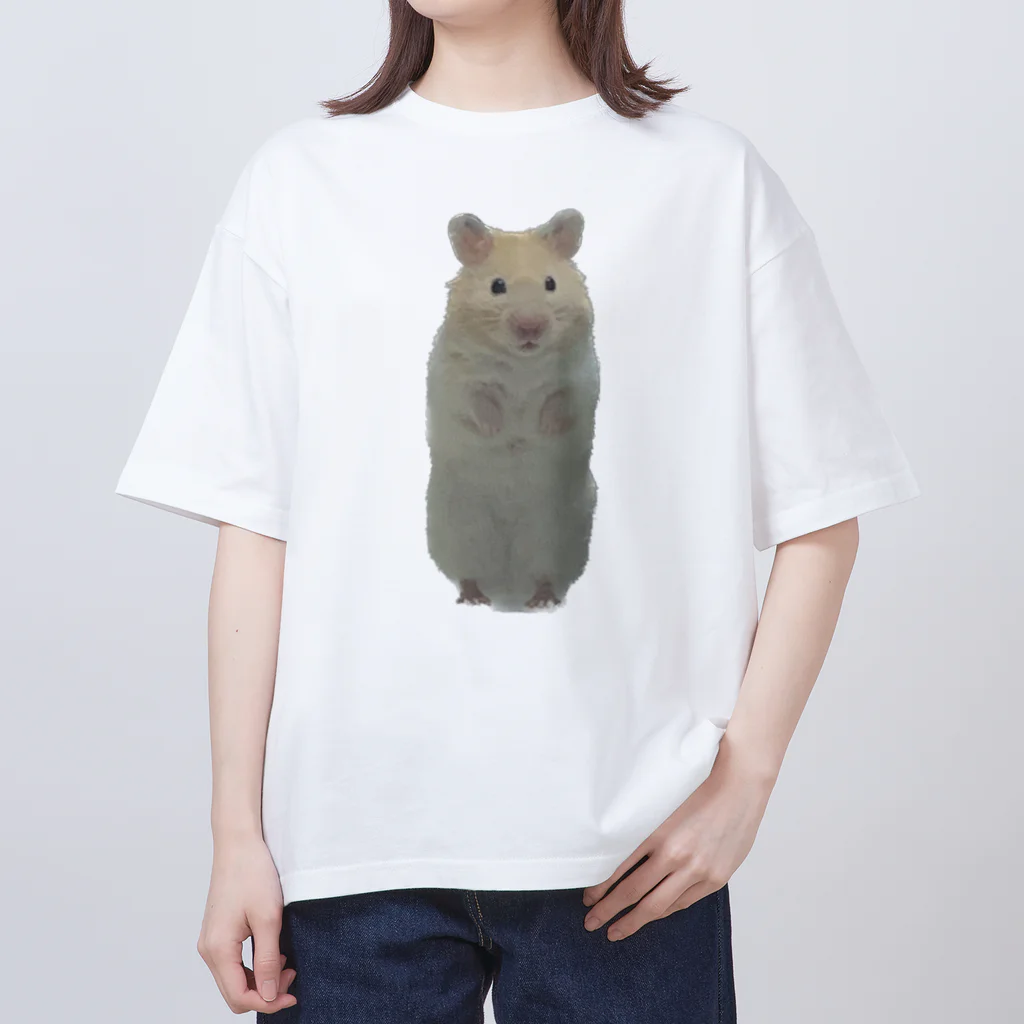 山田屋(別荘)の友達のハムスター　おいなり Oversized T-Shirt