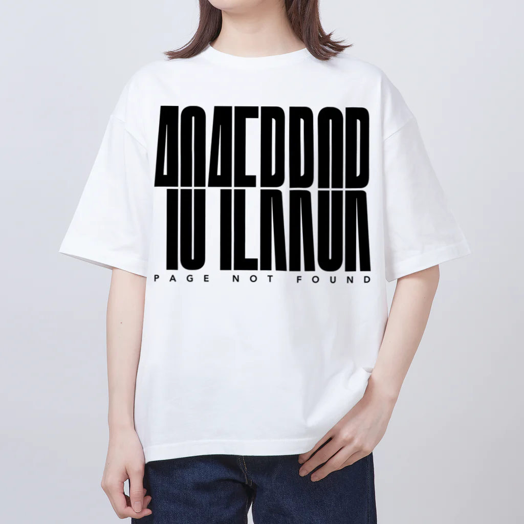 RETHELD_DESIGNの404 ERROR オーバーサイズTシャツ