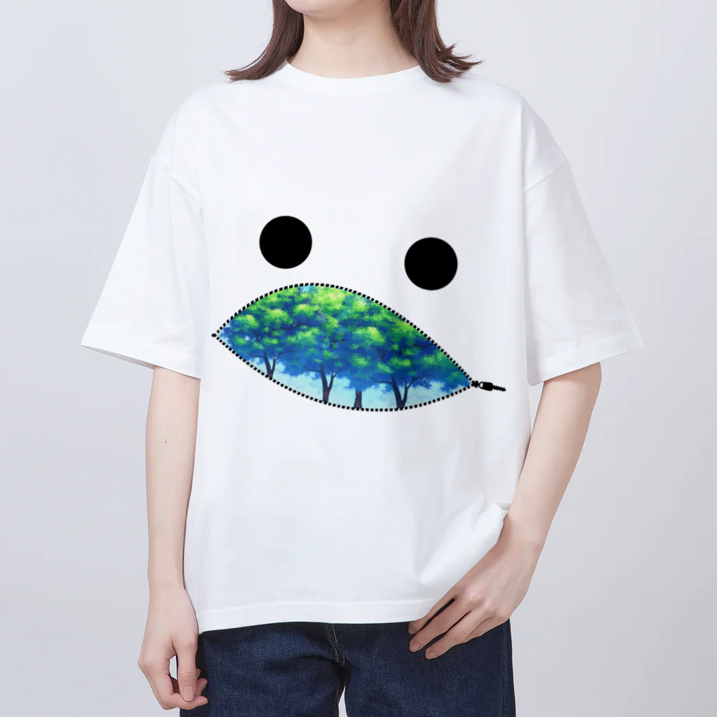 HOT★ここあのチャックくん(森) オーバーサイズTシャツ