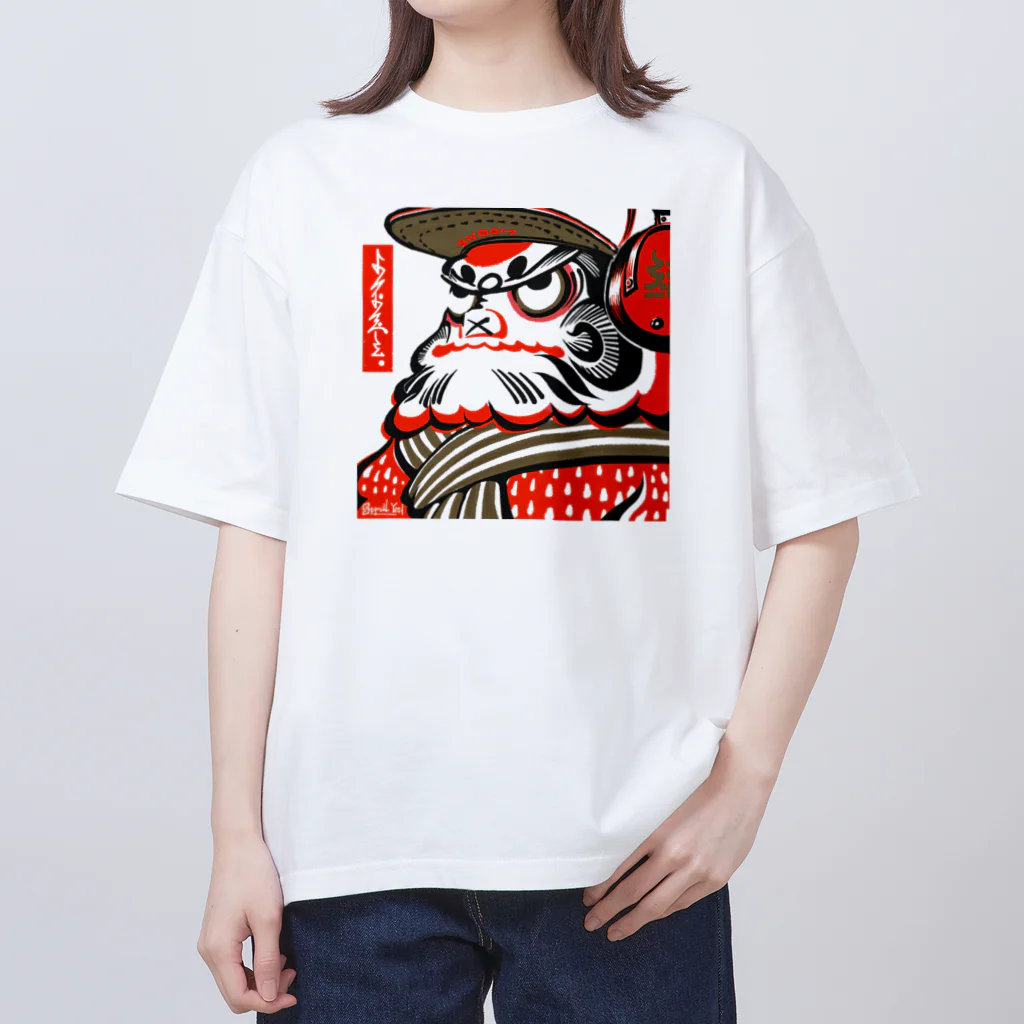 STROLL-YETIのイエティ達磨 オーバーサイズTシャツ