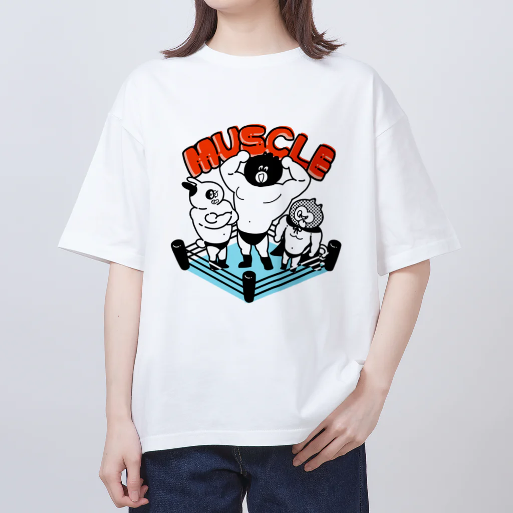 大獄のMUSCLE オーバーサイズTシャツ