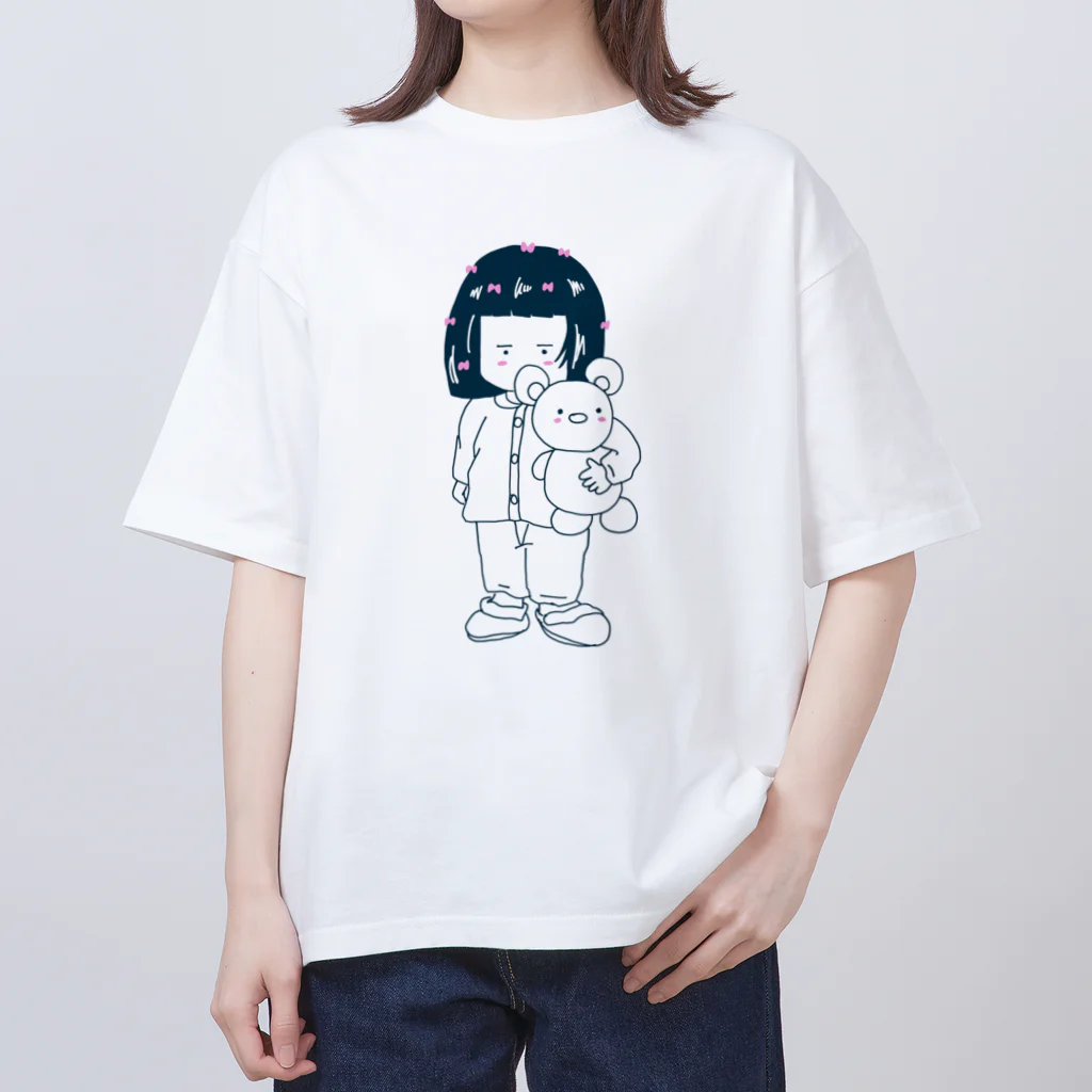 貞子やでのむーさん Oversized T-Shirt