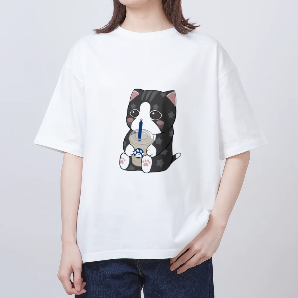 かいぬしのアイテムショップのソイラテと猫さん Oversized T-Shirt