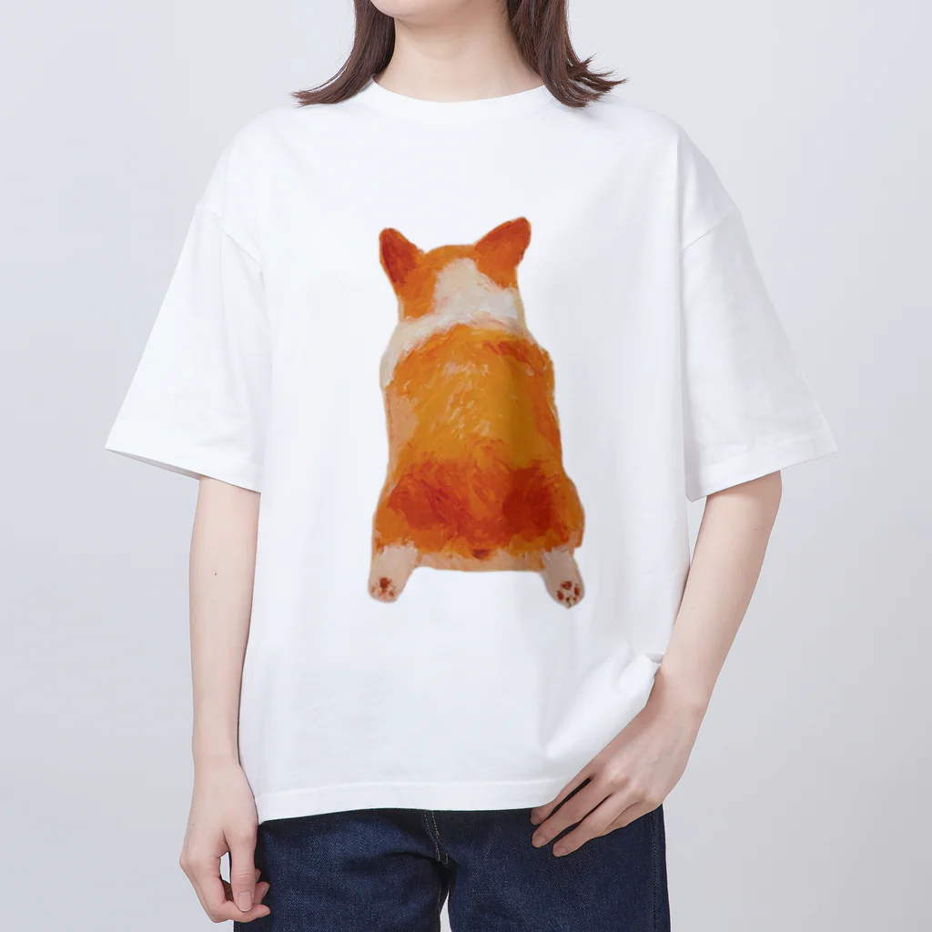 iryのコーギー後ろ姿グッズ Oversized T-Shirt