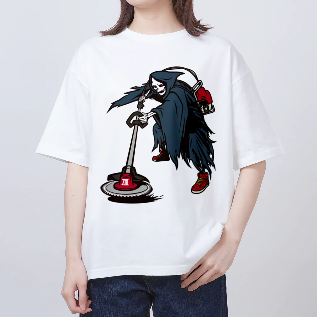 nikukoppuのthe latest Grim Reaper Oversized T-Shirt