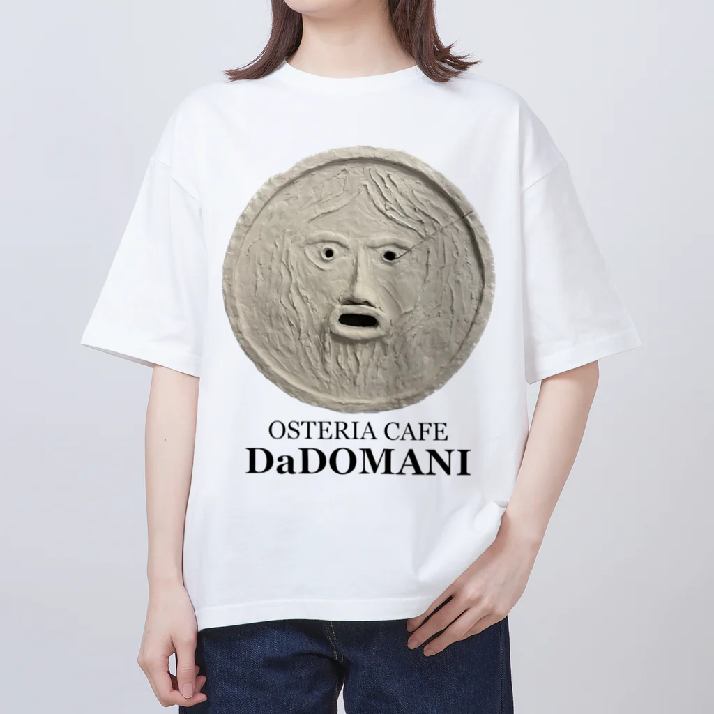 cafe-dadomaniの手作り真実の口フォト オーバーサイズTシャツ