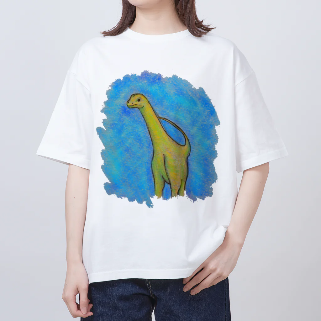 ひつじときのこのプエルタサウルス オーバーサイズTシャツ