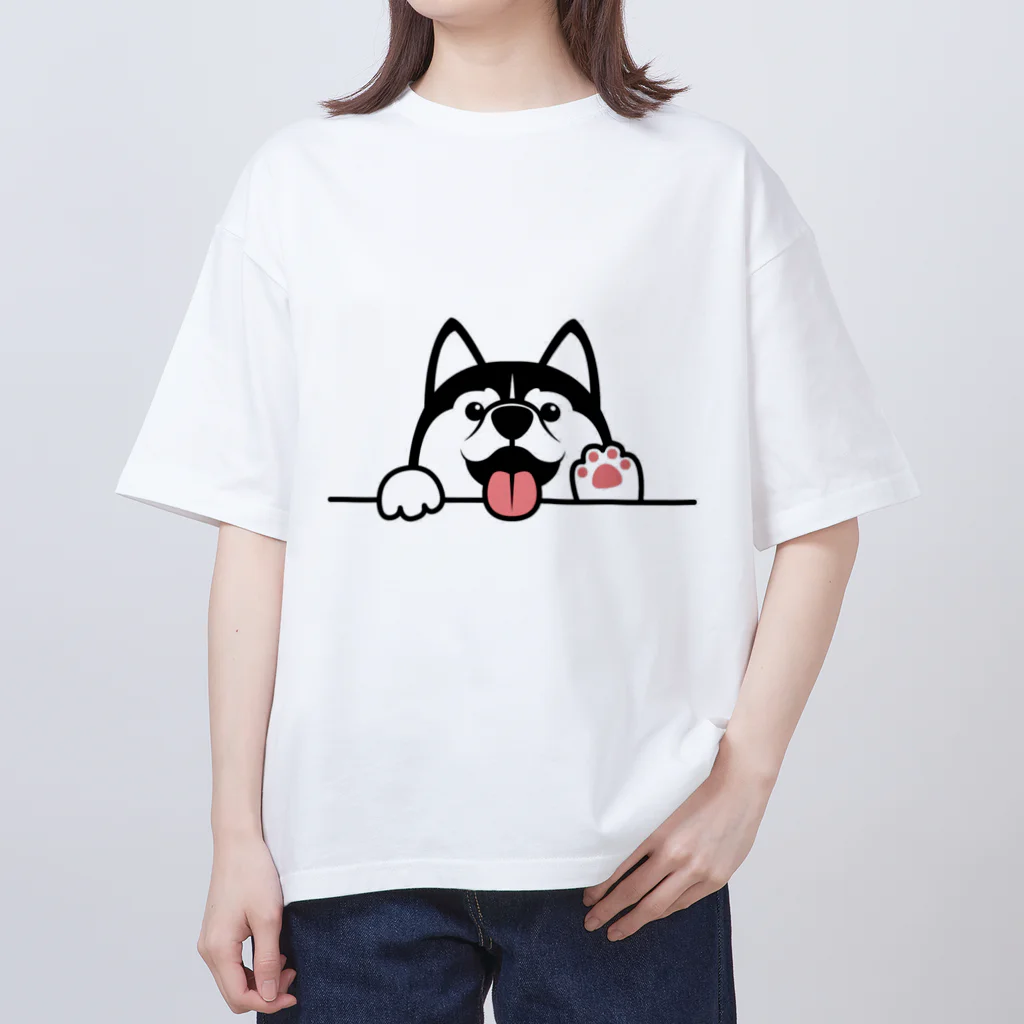 わんらぶのかまってわんちゃん オーバーサイズTシャツ