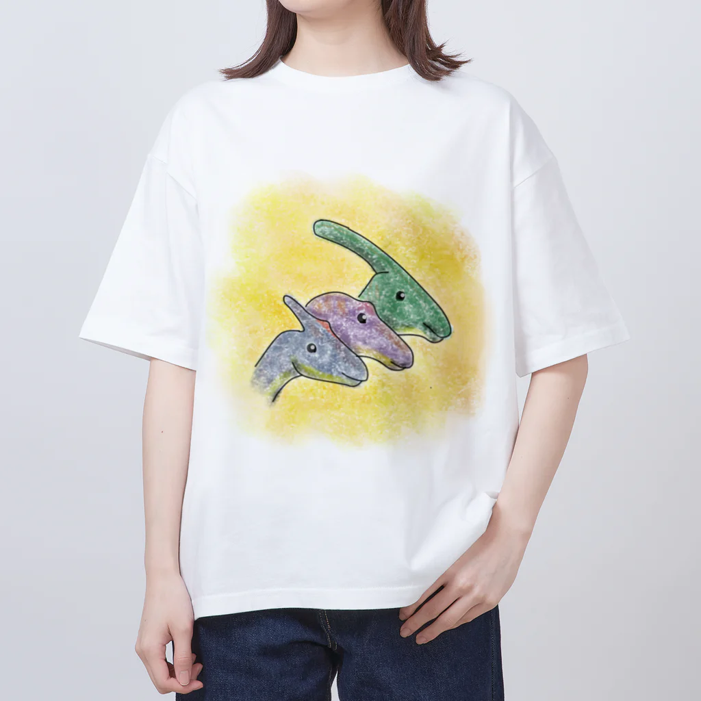 ひつじときのこのサウロロフスプロサウロロフスパラサウロロフス Oversized T-Shirt