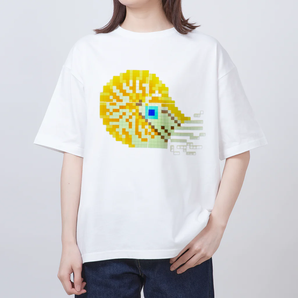 スナックカブトムシのドットオウムガイちゃん オーバーサイズTシャツ