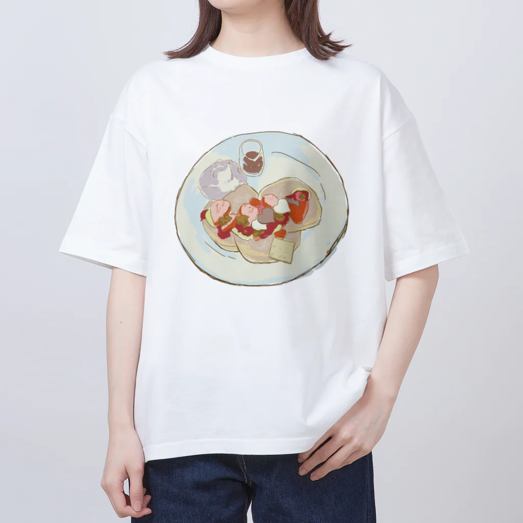 wade-japanのPANCAKE2 Oversized T-Shirt