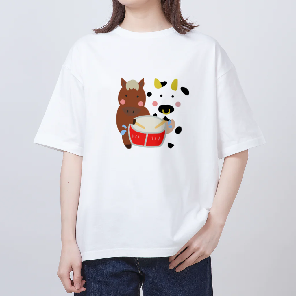 川上牧場のより子さんデザイン Oversized T-Shirt