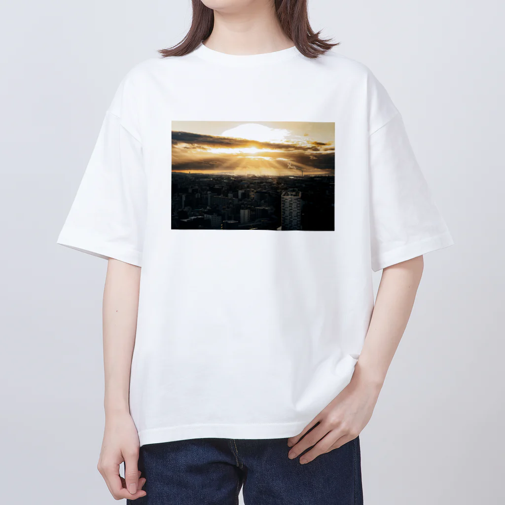 koki_photographerの天使の梯子 オーバーサイズTシャツ