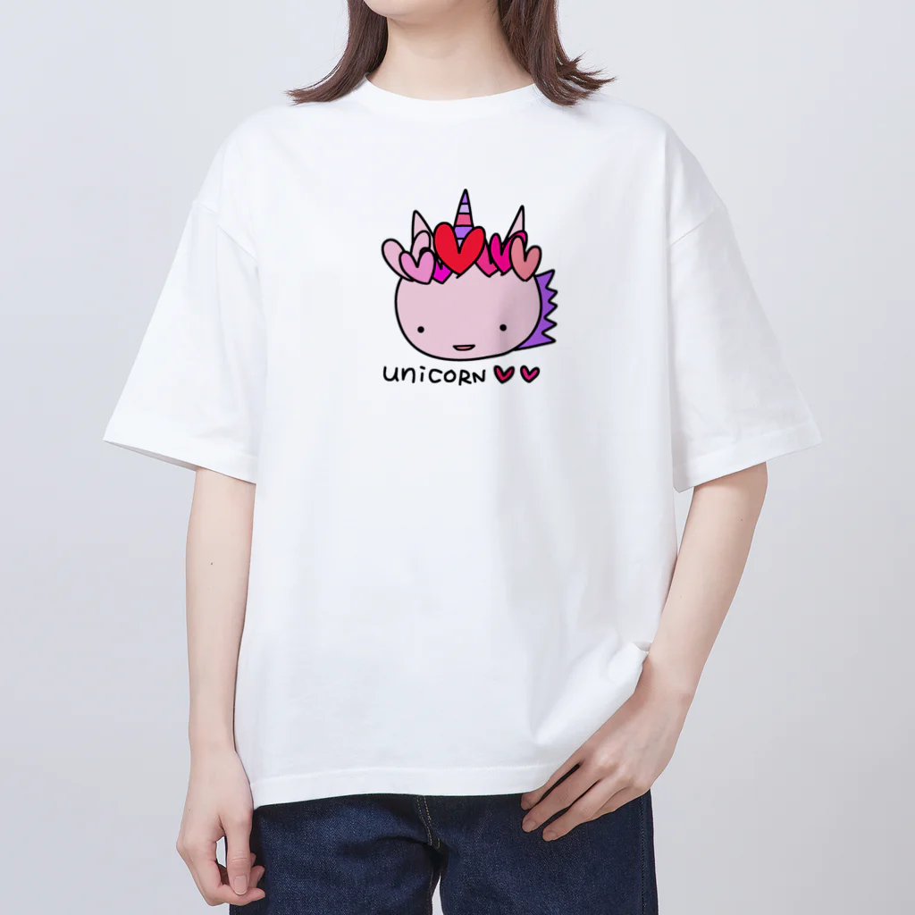 handmade asyouareのお嫁ユニコーン オーバーサイズTシャツ